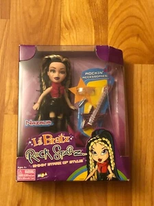 Lil Bratz UNOPENED Rock Starz NAZALIA DOLL SET Rock Band Guitar - Picture 1 of 5
