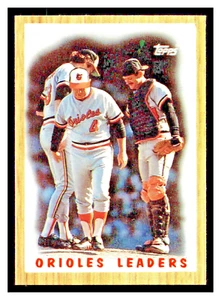 1987 Topps #506 Orioles 1986 líderes de equipo envío gratuito - Imagen 1 de 1