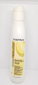 New Matrix Total Results Blonde Care Weightless Conditioner 10.1 oz Damaged Lid - Picture 1 of 3