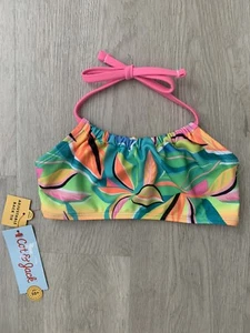 Girls CAT & JACK Tropical Beach Swimsuit Top - Size XS (4/5) - NWT - Picture 1 of 2