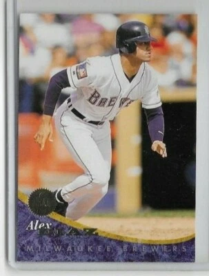 1994 Leaf #250 Alex Diaz Milwaukee Brewers - Image 1 of 2