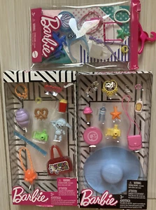 Set Of 3 Barbie Fashion Packs Weekend Mode,Beach Accessory Pack, Make A Splash - Picture 1 of 3