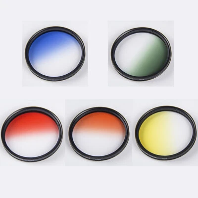 5 x graduated Filter Kit Set For Nikon Canon Camera Lens 55mm - Image 1 of 3