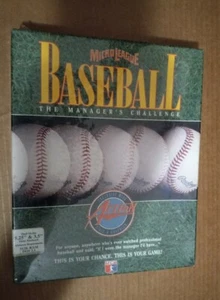 NEW SEALED Micro League Baseball The Manager's Challenge Vintage 3.5 Floppy DOS - Picture 1 of 3