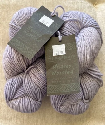 Lot of 2 Araucania Huasco tonal, 100% merino wool, 100g/218yds #314 light purple - Image 1 of 3