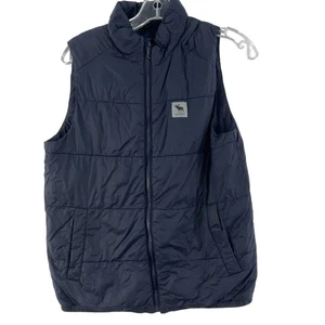 Abercrombie & Fitch Boys' Blue Quilted Vest Youth Size 13-14 - Picture 1 of 5