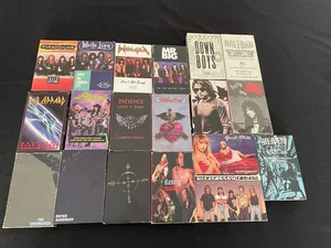 METAL 19 cassette lot Metallica Megadeath Danzig Guns N' Roses Motley Crue Glam - Picture 1 of 15