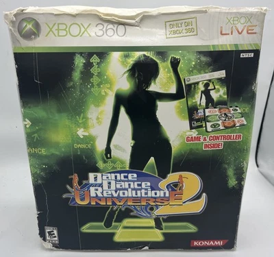 Dance Dance Revolution Universe 2 Microsoft Xbox 360 - Complete in Box - CIB - Image 1 of 4