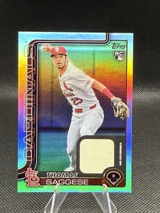 2025 Topps Series 2 Thomas Saggese Real One Relic #463 - Picture 1 of 2