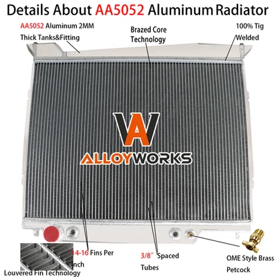 3 Row Radiator For 2003,2004 Ford Expedition/ Lincoln Navigator 5.4L/ 4.6L — 第 1/4 张图片