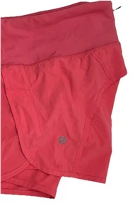 Lululemon Run Times Shorts Größe 6 Lebenslinien pink 4 Zoll Laufen - Bild 1 von 21