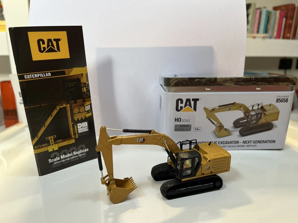 MODELLINO MEZZI CANTIERE STATICO CATERPILLAR CAT336 ESCAVATORE CINGOLATO 1/87 - Immagine 1 di 4