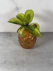 Murano Glass Pineapple Figurine - Picture 1 of 5