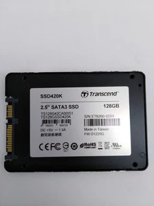 Transcend SSD420K TS128GSSD420K 128 GB SATA III 2.5 in SSD - Picture 1 of 3