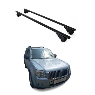 Roof Racks Cross Bars Carrier Durable for Mercury Mariner 2008-2011 Black - Image 1 of 4