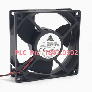 EFB0824EH 1PCS NEW Delta inverter cooling fan 24V 0.21A 8025 8cm 2-PIN - Afbeelding 1 van 4