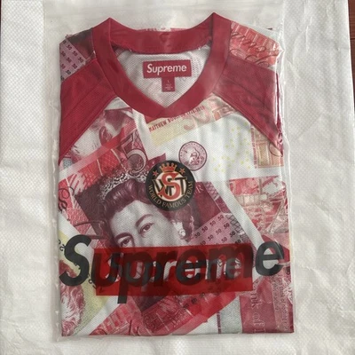 Supreme Pounds Soccer Jersey (Size L) Red 2025 - Image 1 of 3