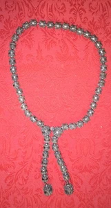Collana vintage Rafael Dominguez Sterling Cannetille lunga 79 cm - Foto 1 di 4