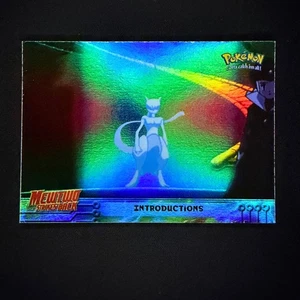 Mewtwo topps Pokemon The First Movie Rainbow Foil #21 Introductions - Picture 1 of 2