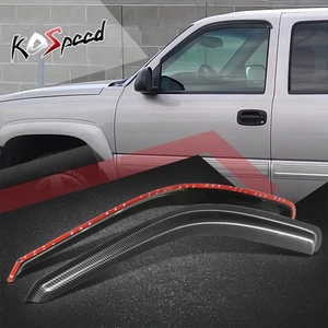 Window Visors Sun Guards Rain Shade for Silverado Sierra Standard Cab 1999-2007 - Bild 1 von 9