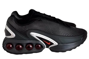 Nike Air Max Dn Shoes (Black/Black/Metallic Silver/University Red) US 10.5 - Picture 1 of 5