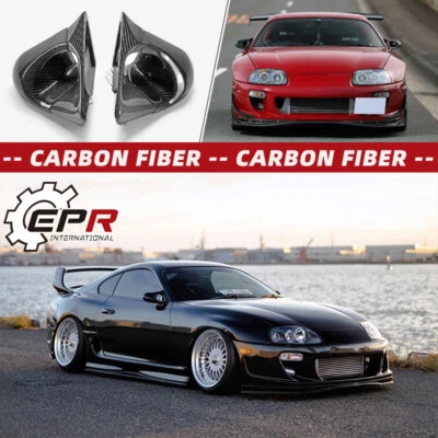 Espejo retrovisor lateral de fibra de carbono para Toyota (LHD) Supra Mk4 A80 JZA80 Foto 1 de 4