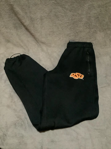Nike OSU Cowboys Oklahoma State Therma Fit Black Logo Sweat Pant Men S 📦BV Cover
