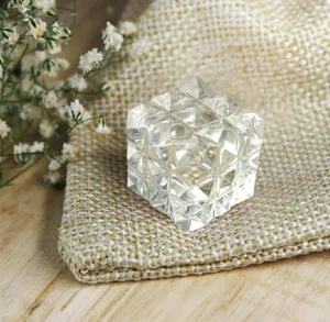 Natural Crystal Quartz 54 Pyramids Master Healer Chakra Healing Gemstone Cube - Picture 1 of 6