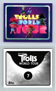 Trolls World Tour #7 Topps 2020 Sticker - Picture 1 of 1