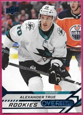 2020-21 NHL Upper Deck UD Overtime VICTOR OLOFSSON #41 Rookies Blue Parallel - Image 1 of 2