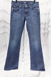 7 For All Mankind Damen A Pocket 5-Pocket Boot Cut Flare Denim Jeans Gr. 30 - Bild 1 von 14