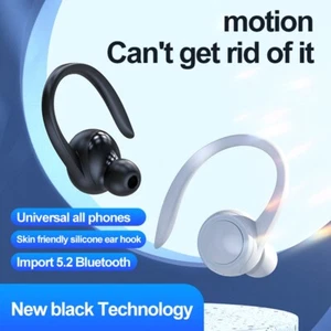Bluetooth Hi-Fi Earphone Wireless 1x V5.2 Noise Cancelling T10 Android Headset - Zdjęcie 1 z 10