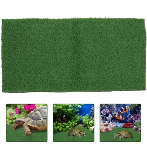 Artificial Grass Basking Turtle Platform Simulated Lawn Floating Aquarium Turf - Picture 1 of 11