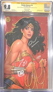 Wonder Woman #14 Nakayama Foil Variant CGC SS 9.8 Signed Nakayama, King, Sampere - Picture 1 of 1