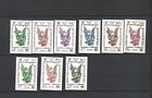 CAMBODGE : 9 timbres neufs ** Poste aérienne 1 à 9