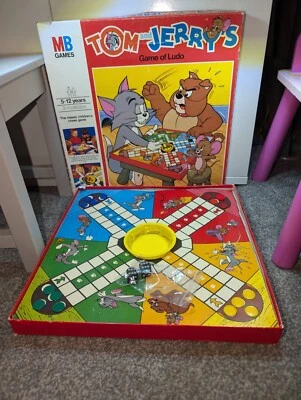 Tom And Jerry Game Of Ludo MB Games 1978 - Complete Collectors , Christmas  - Image 1 of 4