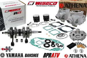 Banshee Athena 400 68 Complete Big Bore Kit Cylinders Pistons Wiseco Crank Head - Picture 1 of 24