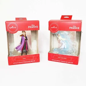 NEU Hallmark Frozen II Weihnachtsschmuck Anna und Elsa Neu im Karton 2er Set - Bild 1 von 6
