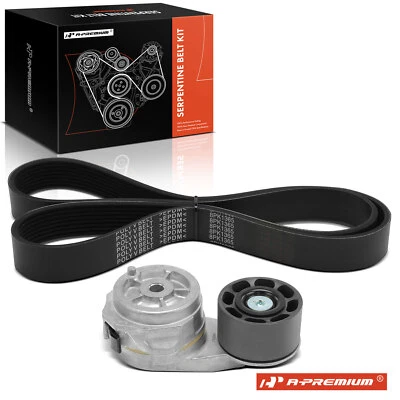 2Pcs Serpentine Belt Drive Component Kit for Freightliner FL60 1992 MT35 MT55 - Image 1 of 4