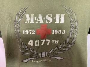 MASH TV Show T-Shirt XL Vintage 1983 Korean War 4077th Army Hospital Medical - Picture 1 of 8
