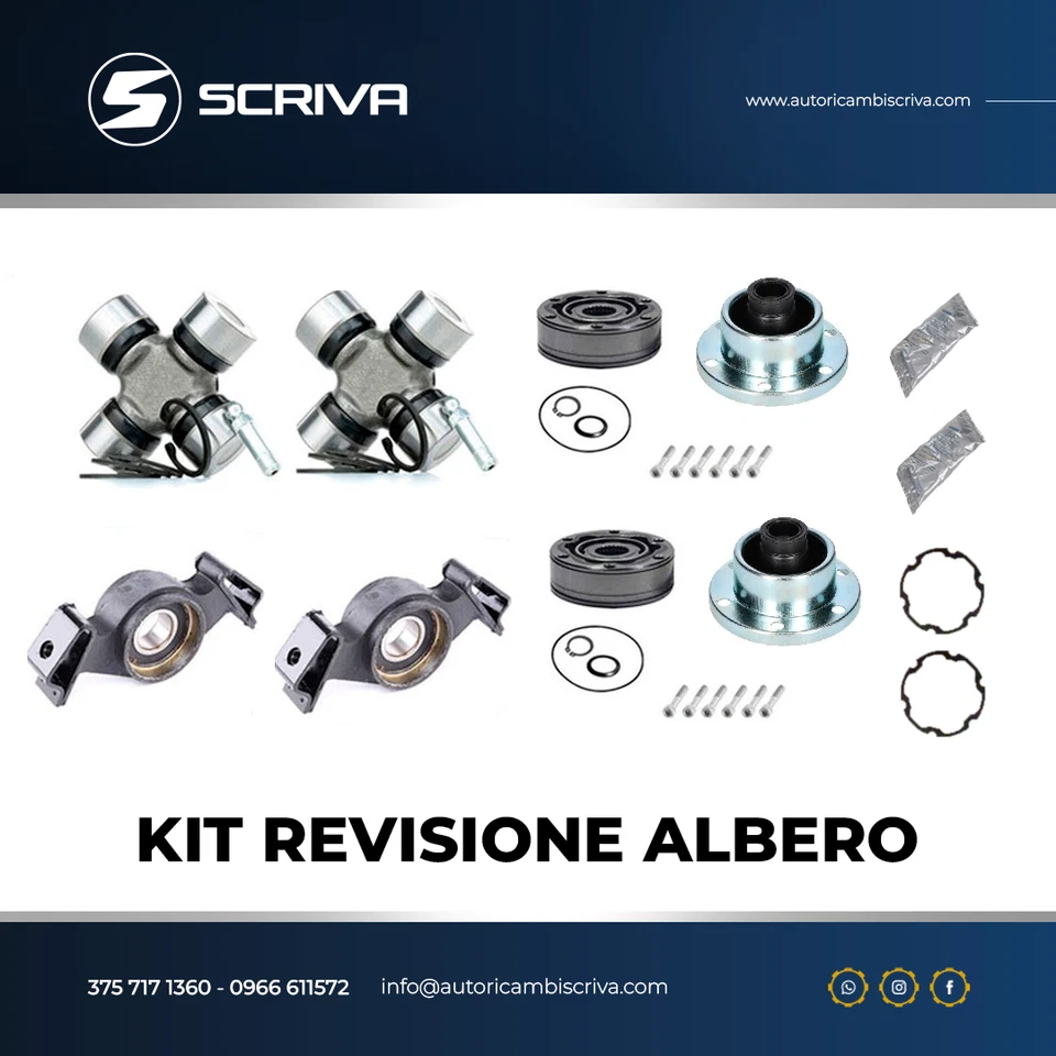KIT REVISIONE TOTALE ALBERO DI TRASMISSIONE FIAT PANDA 4X4 (141) FINO AL 2003 - Immagine 1 di 1