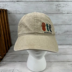 O'Neill Hat Triple Pineapple Hawaii Tan Trucker Cap strap back - Picture 1 of 8
