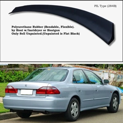 284B Type Rear Duckbill Trunk Spoiler Wing Fits 1998~2002 Honda Accord K9 Sedan - Изображение 1 из 4