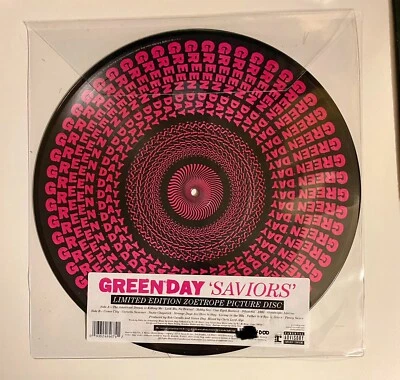 Green Day - Saviors - Zoetrope Picture Disc Vinyl LP - Hand Numbered - Image 1 of 3