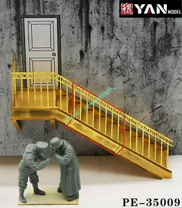 Escaleras de estructura de acero Yan modelo PE35009B 1/35 para fábrica (extender piezas) - Imagen 1 de 2