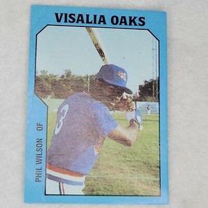 1985 TCMA Visalia Oaks Minor League #1 Phil Wilson