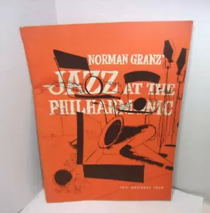 Norman Granz JAZZ AT The PHILHARMONIC TOUR Concert Program 1953 Fitzgerald - Picture 1 of 4