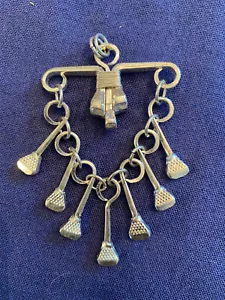 1970’s HORSESHOE NAIL NECKLACE SILVER PLATED JEWELRY SPIDER PENDANT - Picture 1 of 1