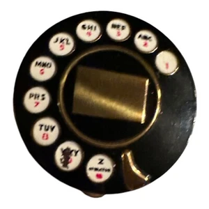 Telefono vintage anni 50 Salvador Dalì Elsa Schiaparelli quadrante polvere compatto - Foto 1 di 11