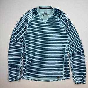 Patagonia Capilene 3 Midweight Crew Mens XS Polartec Striped Outdoor Hike Ski - Picture 1 of 6